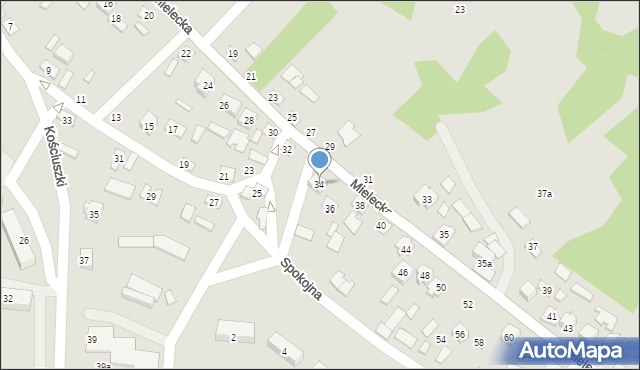 Połaniec, Mielecka, 34, mapa Połaniec