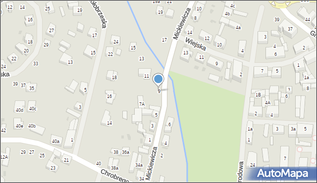 Połczyn-Zdrój, Mickiewicza Adama, 9, mapa Połczyn-Zdrój