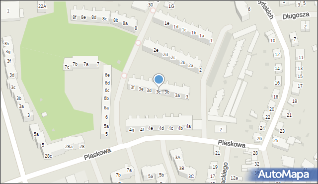 Police, Mieszka I, 3c, mapa Police