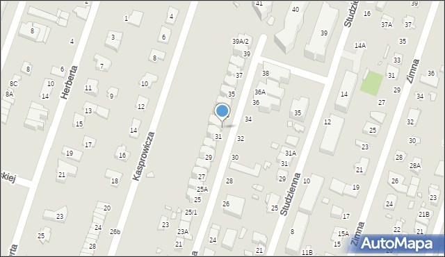 Pruszków, Miernicza, 31A, mapa Pruszków