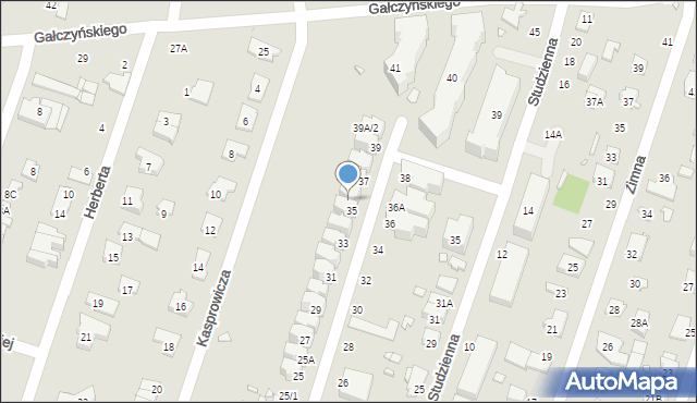 Pruszków, Miernicza, 37/2, mapa Pruszków