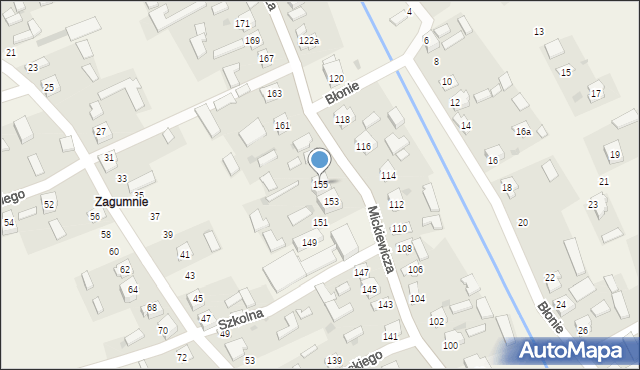 Przędzel, Mickiewicza Adama, 155, mapa Przędzel