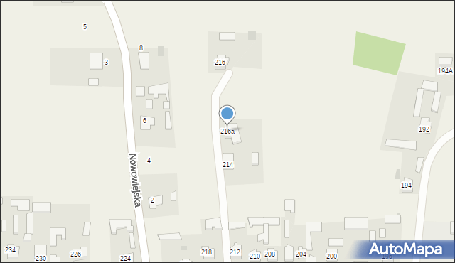 Przędzel, Mickiewicza Adama, 216a, mapa Przędzel