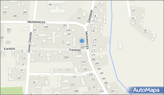 Przędzel, Mickiewicza Adama, 241, mapa Przędzel