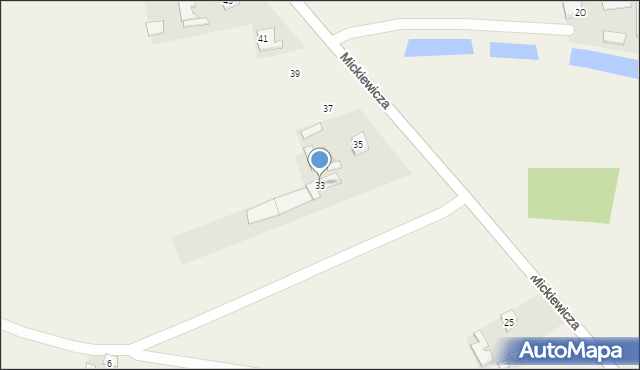 Przędzel, Mickiewicza Adama, 33, mapa Przędzel