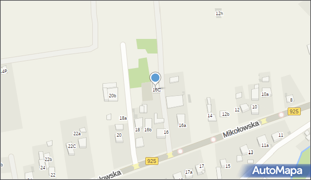 Przegędza, Mikołowska, 16C, mapa Przegędza