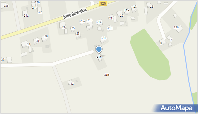 Przegędza, Mikołowska, 41a, mapa Przegędza