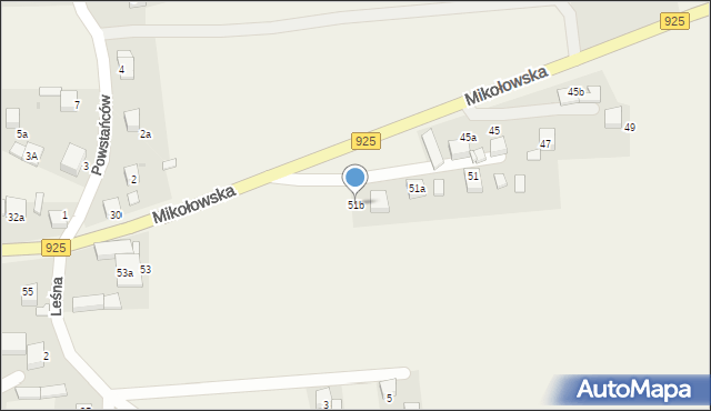 Przegędza, Mikołowska, 51b, mapa Przegędza