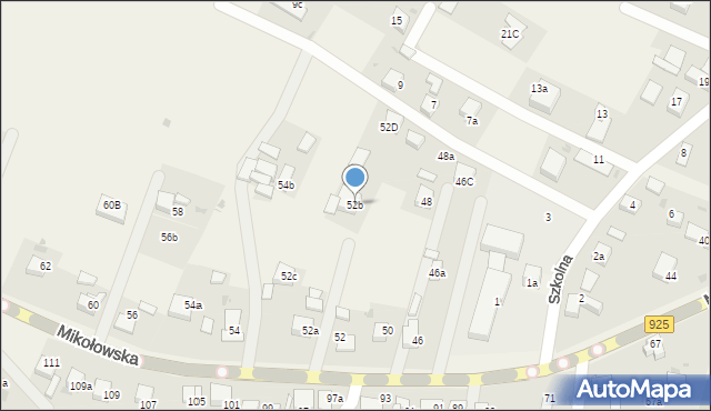 Przegędza, Mikołowska, 52b, mapa Przegędza