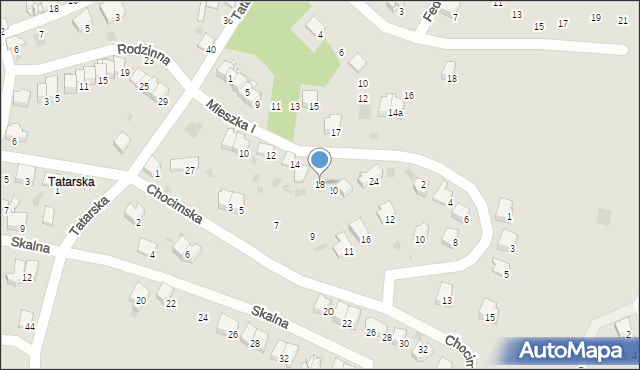 Przemyśl, Mieszka I, 18, mapa Przemyśla