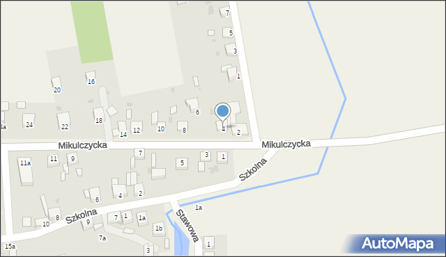 Przezchlebie, Mikulczycka, 4, mapa Przezchlebie