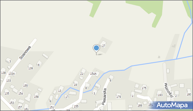 Przyborów, Miodowa, 25, mapa Przyborów