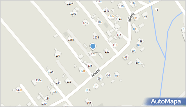 Pszów, Miarki Karola, 124, mapa Pszów