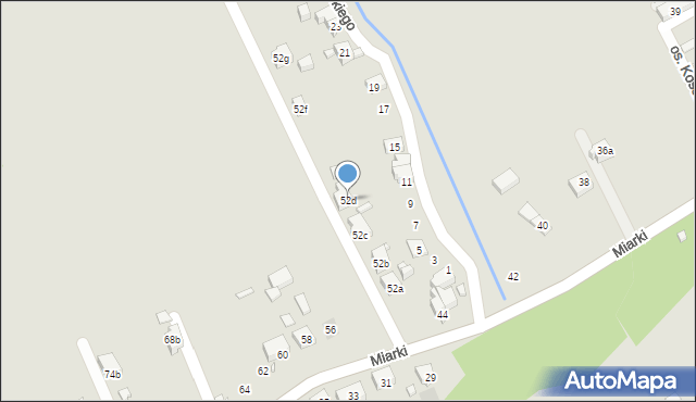 Pszów, Miarki Karola, 52d, mapa Pszów