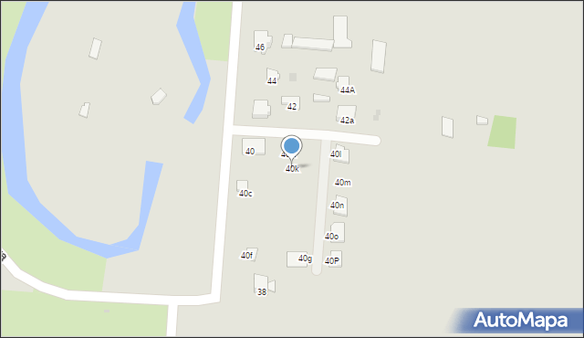 Pułtusk, Mickiewicza Adama, 40k, mapa Pułtusk