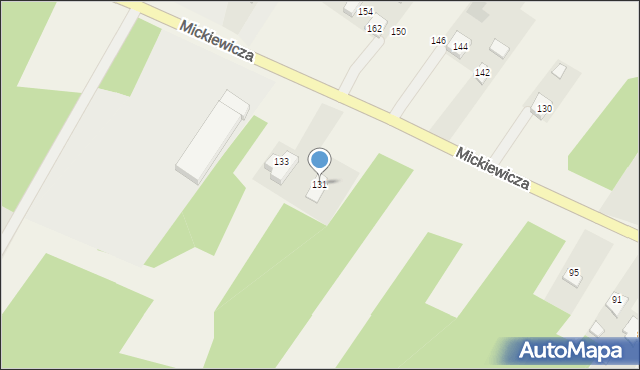 Radomyśl nad Sanem, Mickiewicza Adama, 131, mapa Radomyśl nad Sanem