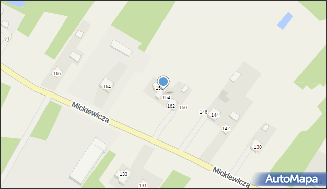 Radomyśl nad Sanem, Mickiewicza Adama, 158, mapa Radomyśl nad Sanem