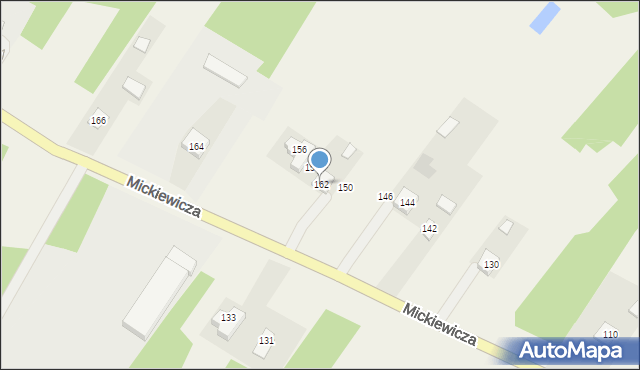 Radomyśl nad Sanem, Mickiewicza Adama, 162, mapa Radomyśl nad Sanem