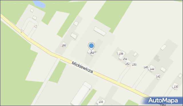 Radomyśl nad Sanem, Mickiewicza Adama, 164, mapa Radomyśl nad Sanem