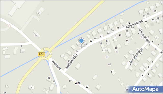 Radomyśl Wielki, Mickiewicza Adama, 42, mapa Radomyśl Wielki