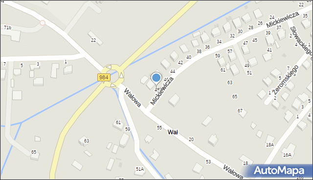 Radomyśl Wielki, Mickiewicza Adama, 48, mapa Radomyśl Wielki