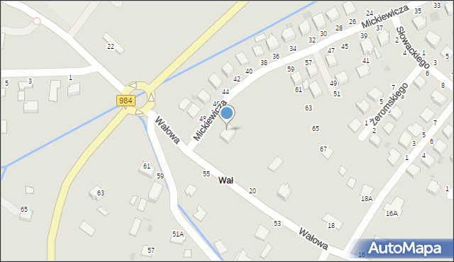 Radomyśl Wielki, Mickiewicza Adama, 69, mapa Radomyśl Wielki