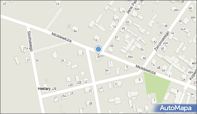 Radoszyce, Mickiewicza Adama, 10, mapa Radoszyce