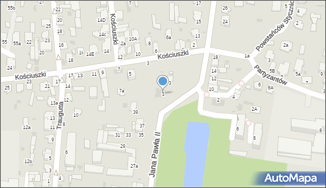 Radzyń Podlaski, Międzyrzecka, 1, mapa Radzyń Podlaski
