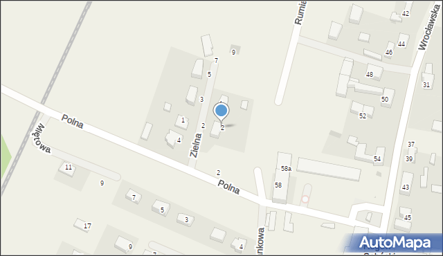 Rogów Sobócki, Miętowa, 2, mapa Rogów Sobócki