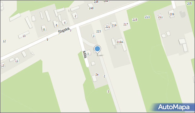 Rudnik Mały, Miła, 1, mapa Rudnik Mały