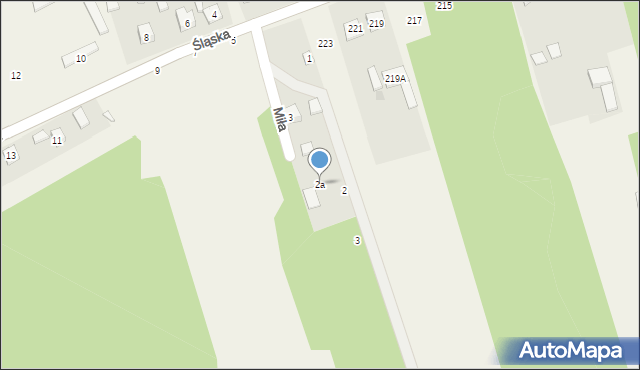 Rudnik Mały, Miła, 2a, mapa Rudnik Mały