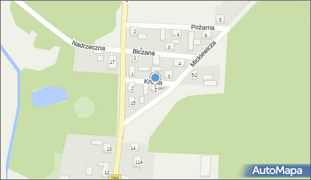 Ruszów, Mickiewicza Adama, 2, mapa Ruszów