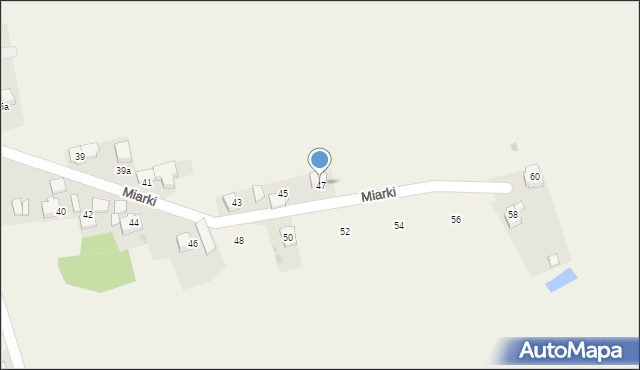 Rzuchów, Miarki Karola, 47, mapa Rzuchów