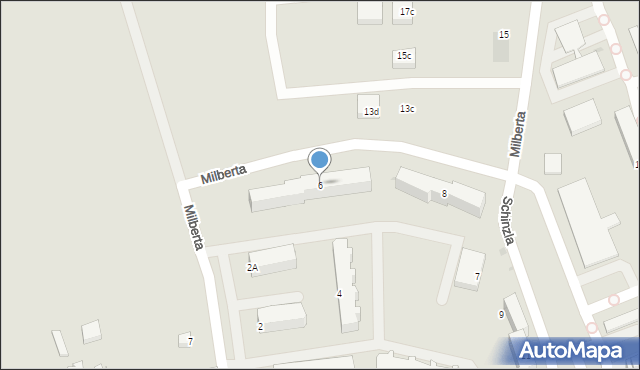 Sandomierz, Milberta Feliksa, dr., 6, mapa Sandomierza