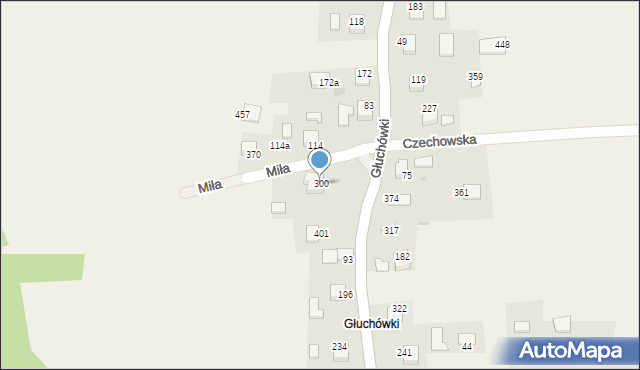 Sanka, Miła, 1, mapa Sanka