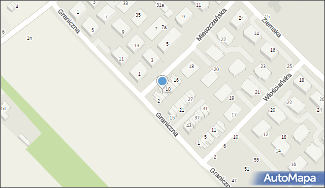 Siechnice, Mieszczańska, 6, mapa Siechnice