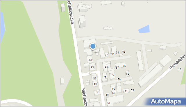 Siemianowice Śląskie, Michałkowicka, 63, mapa Siemianowice Śląskie