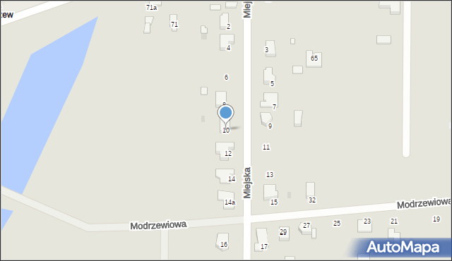 Sieradz, Miejska, 10, mapa Sieradz