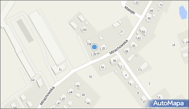 Sierakowice, Mirachowska, 33, mapa Sierakowice