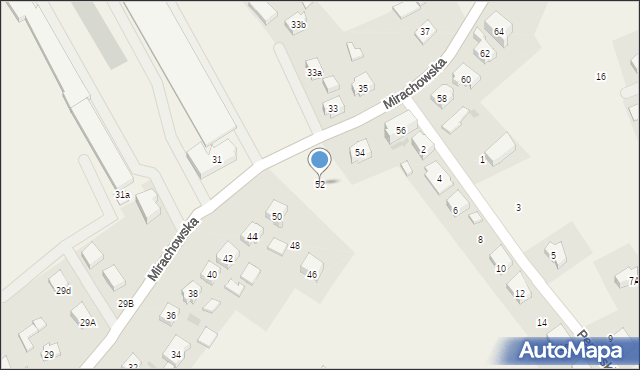 Sierakowice, Mirachowska, 52, mapa Sierakowice