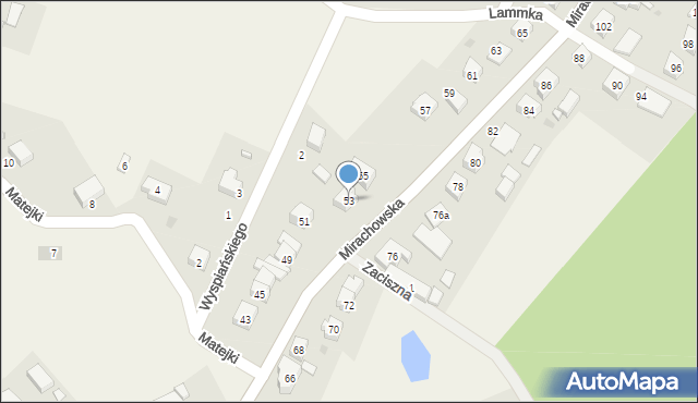 Sierakowice, Mirachowska, 53, mapa Sierakowice