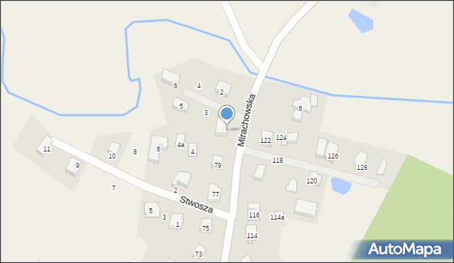 Sierakowice, Mirachowska, 81, mapa Sierakowice