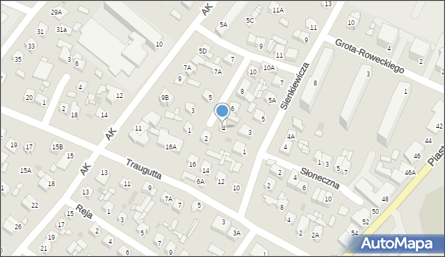 Sierpc, Mikołajczyka Stanisława, 4, mapa Sierpc