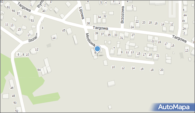 Siewierz, Miodowa, 8, mapa Siewierz