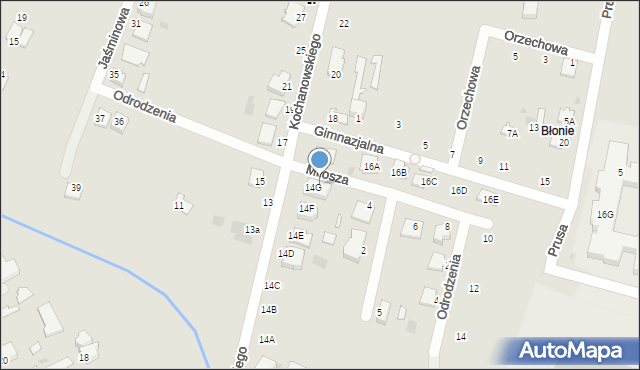 Skaryszew, Miłosza Czesława, 2, mapa Skaryszew