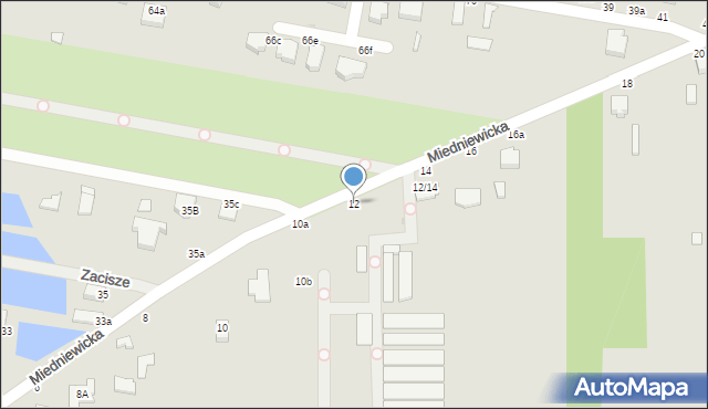 Skierniewice, Miedniewicka, 12, mapa Skierniewic