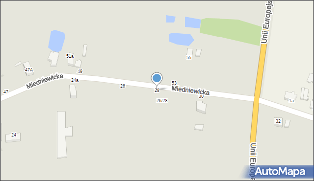 Skierniewice, Miedniewicka, 28, mapa Skierniewic