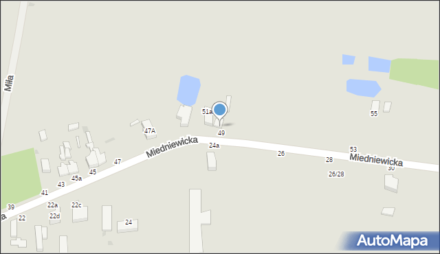 Skierniewice, Miedniewicka, 51, mapa Skierniewic