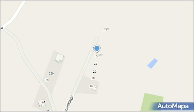 Skrzeszewo, Miąskowskiego Feliksa, 24, mapa Skrzeszewo