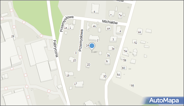 Sławków, Michałów, 2b, mapa Sławków